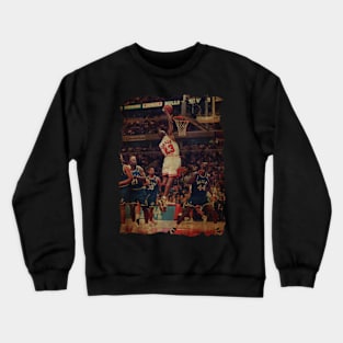 Dunk Michael Jordan vs Dallas Mavericks, 1995 Crewneck Sweatshirt